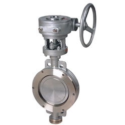 三偏心弹性金属硬密封蝶阀