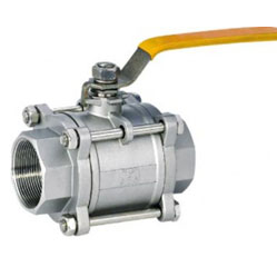 三片式内螺纹球阀