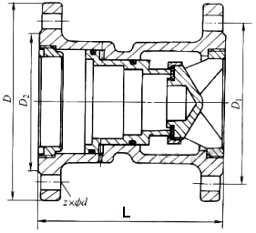 Y43X比例式减压阀结构图