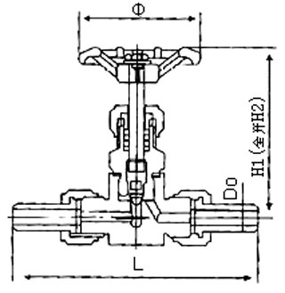 低温闸阀结构图