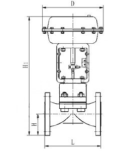 ZMA(B)T气动隔膜调节阀结构图