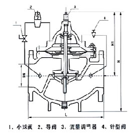 400X流量控制阀结构图